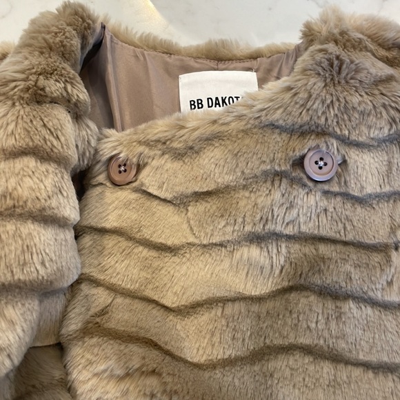 BB Dakota Faux Fur Coat - Picture 4 of 6